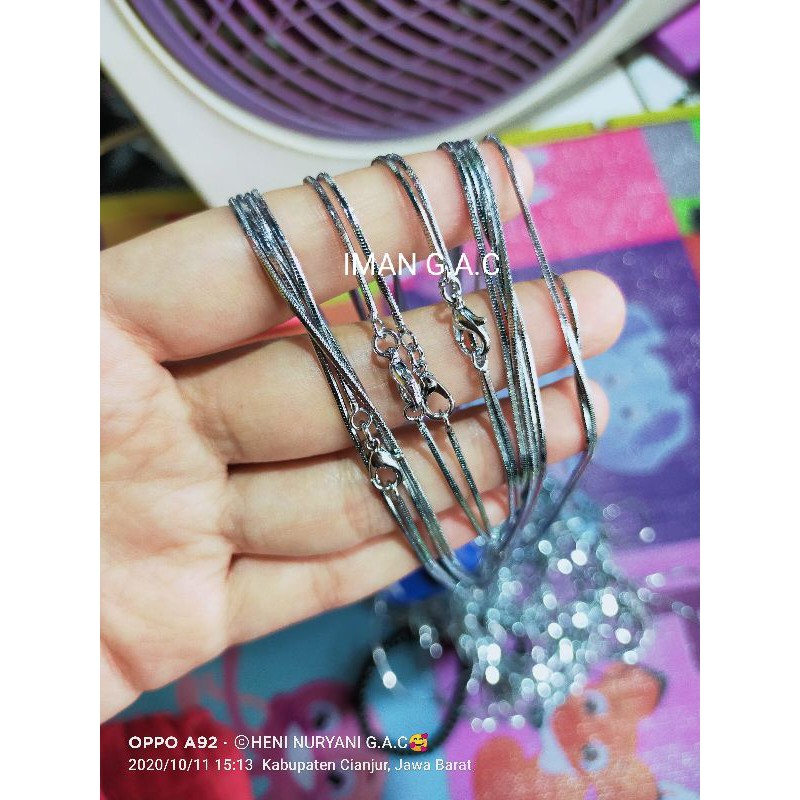 kalung anak rhodium liontin hellokitty