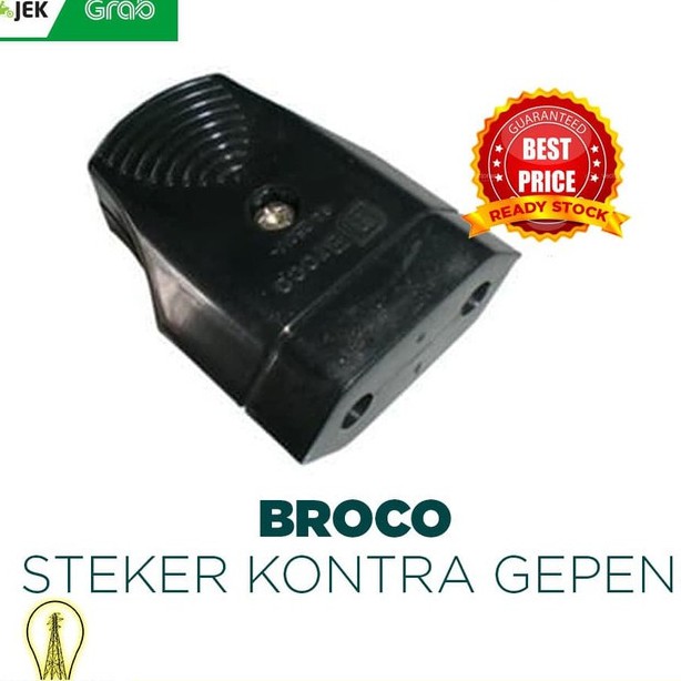 BROCO Kontra Steker gepeng / colokan cewek gepeng broco 334 broco 334n