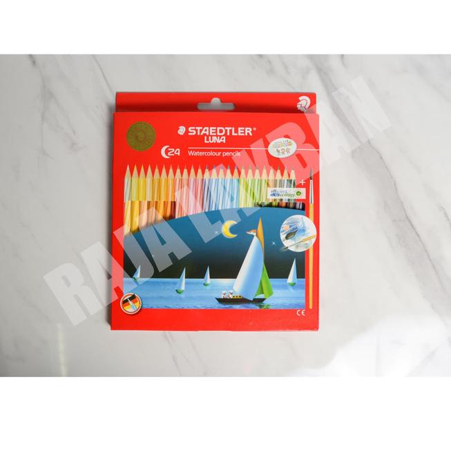 

❉ Pensil Warna Staedtler Luna 24 Warna Ukuran Panjang ♙
