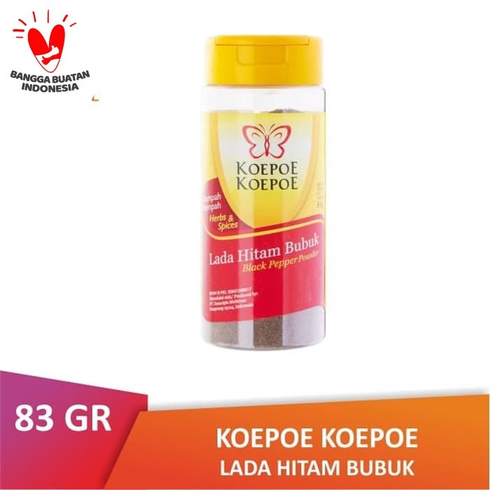 [BTL] Koepoe Koepoe Lada Hitam Bubuk 83 GR | Kupu Kupu