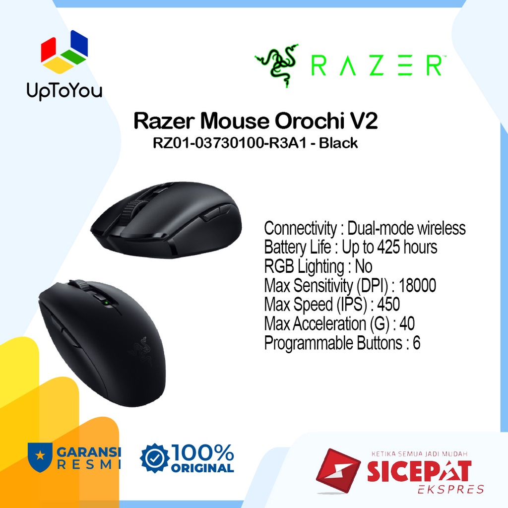 Razer Mouse Orochi V2 Black