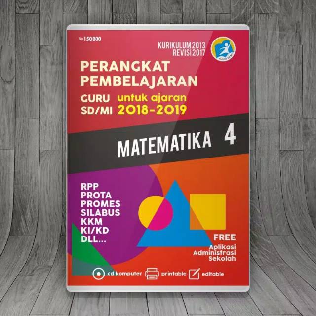 Rpp k13 CD perangkat pembelajaran SD/ MI kelas 4 MTK