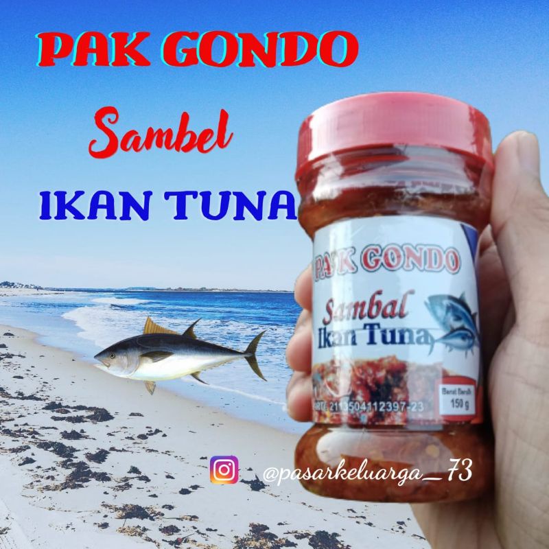 

[pasar_keluarga] Sambal Pak Gondo - Sambal Tuna, Sambal Salmon, Sambal Teri, Sambal Bawang, Sambal Hijau, Sambal Cumi