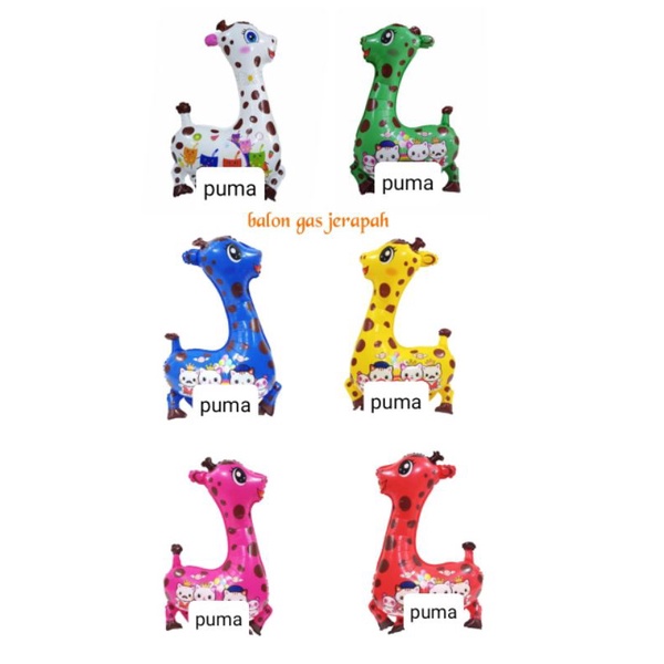 Balon karakter jerapah