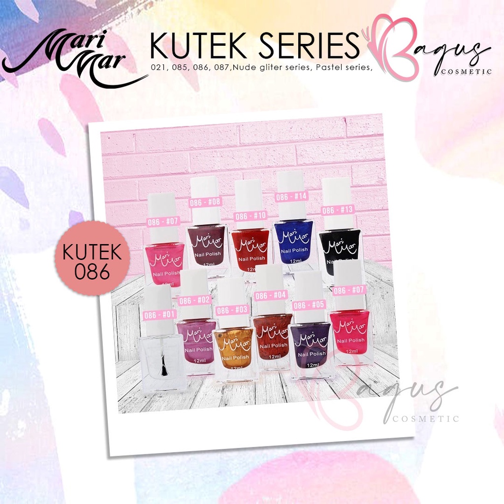 ⭐ BAGUS ⭐ MARIMAR NAIL POLISH PEEL OFF 087 097 11ml | Kutek Cat Kuku