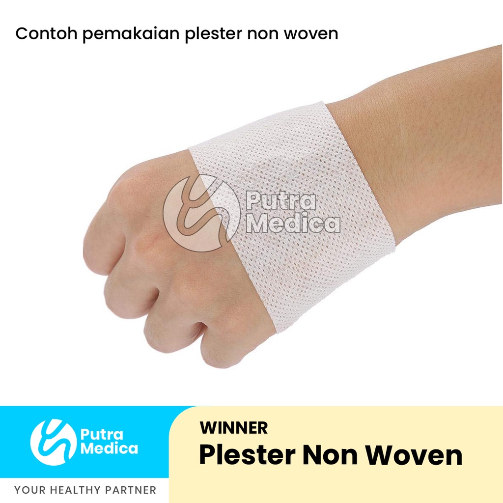 Winner Plester Non Woven 15cm x 5m / Plester Gulung Perekat Luka