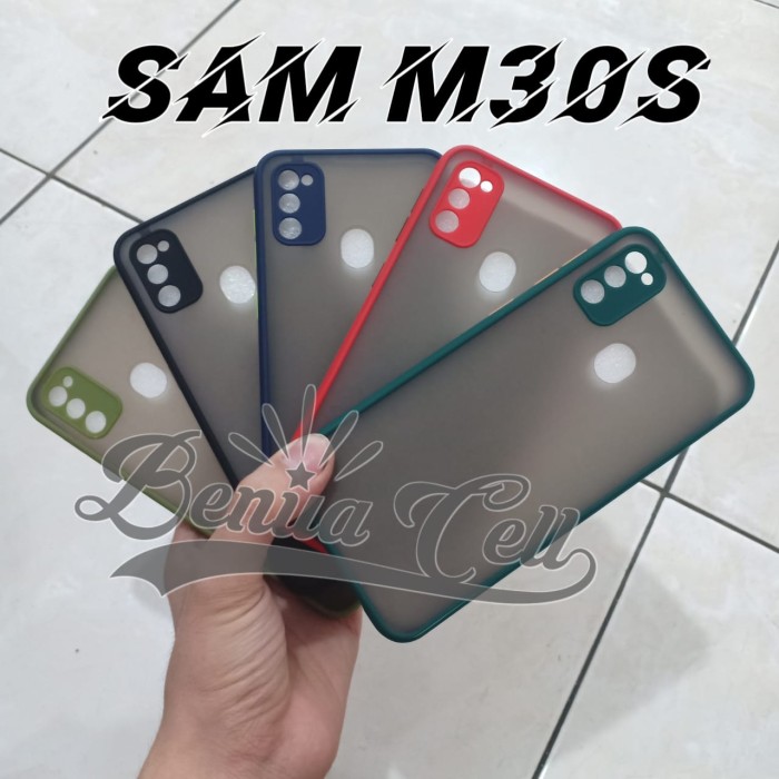 SOFT CASE SAMSUNG M21 - CASE MATTE FULL COLOUR SAMSUNG M21 - Merah