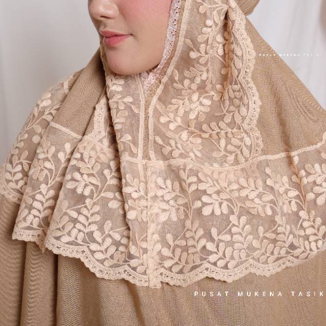 MUKENA DEWASA JUMBO KATUN RAYON EXCLUSIVE RENDA TILE ISYANA | PUSAT GROSIR MUKENA BALI MURAH SHIREEN