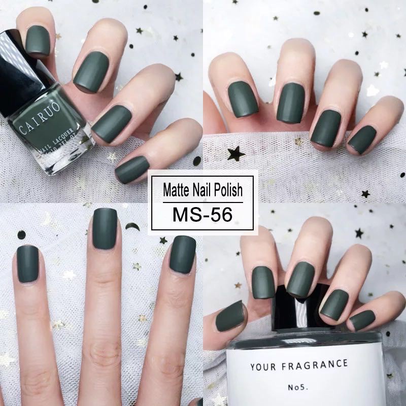 CAIRO MATTE NAIL POLISH NON PEEL OFF PREMIUM / kutek doff matt non peel off nail TIDAK BERACUN HALAL