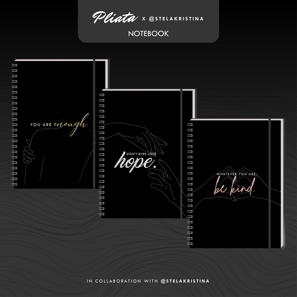 PLIATA NOTEBOOK SPIRAL - (PREMIUM DESIGN) Dear You - Softcover Doft Aesthetic Book