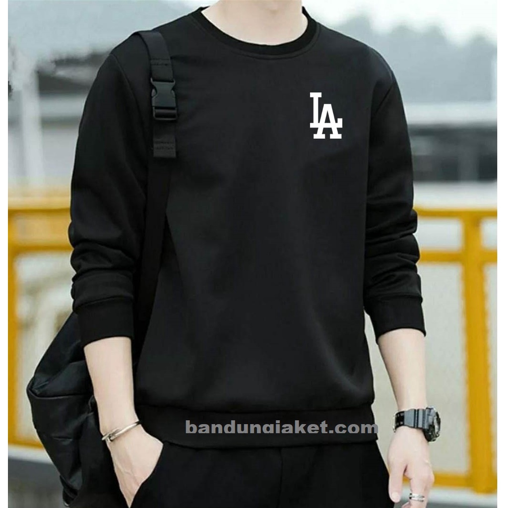 LA SWEATER CRAWNECK || SWEWTER BASIC || SIZE M - L - XL