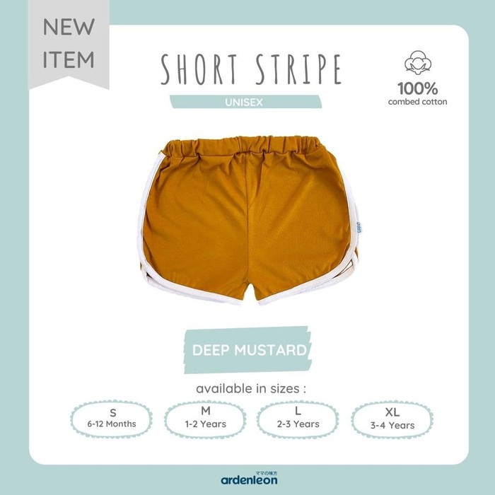 Makassar ! Short with Stripe ARDENLEON