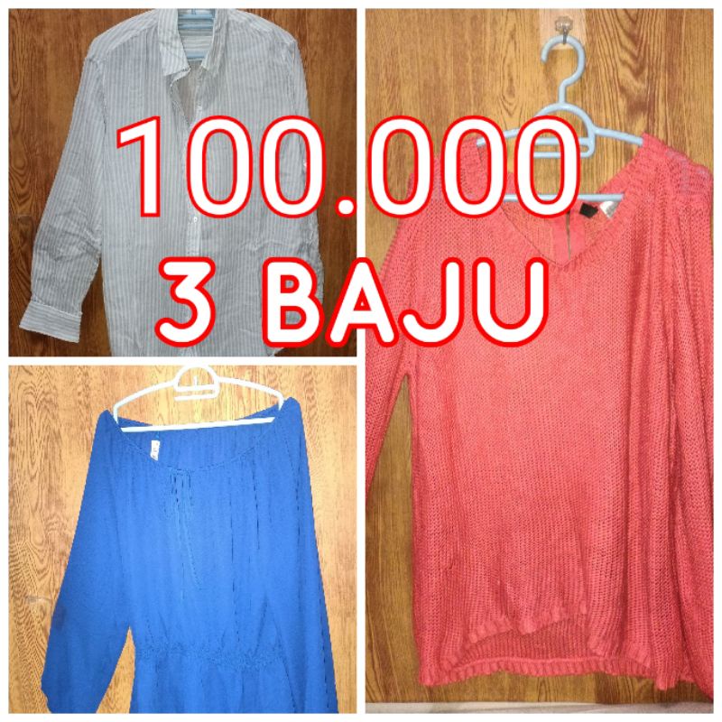 preloved baju sweater bekas rajut jumbo xxl branded