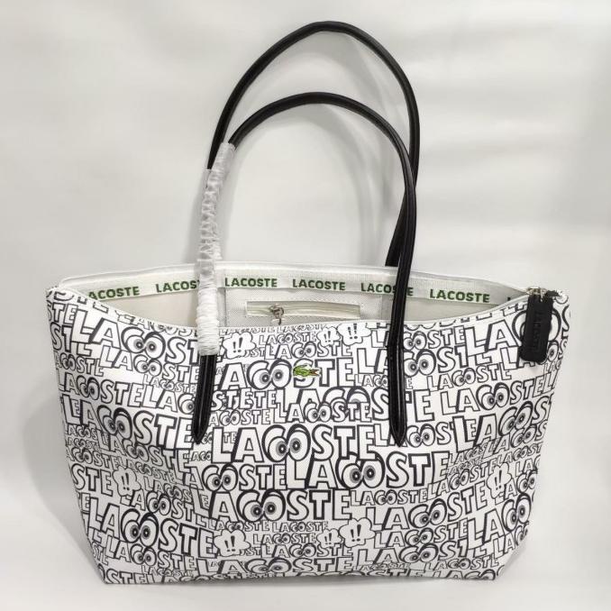 Tas Murah Tas Wanita Tote Bag Lacoste Motif Import Premium