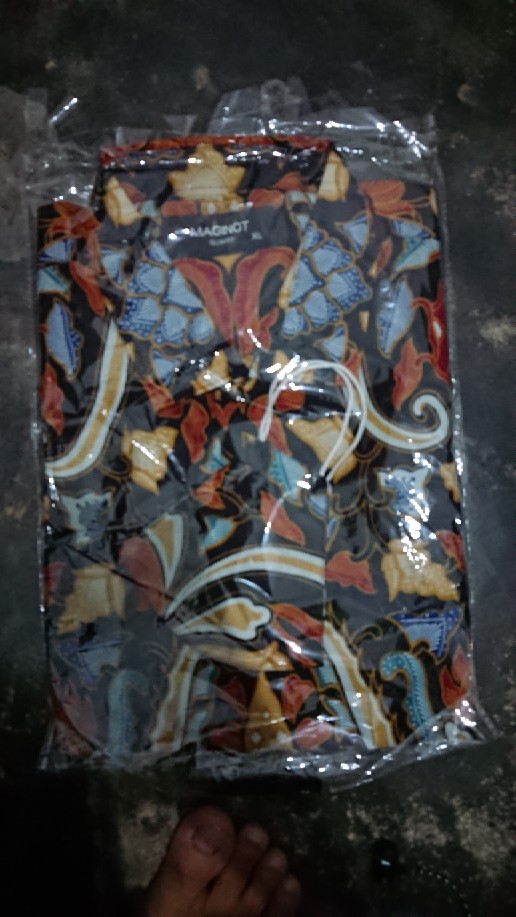 Maginot Kemeja Batik 2.0 Arka-ss Lengan Pendek Pria + Free Masker