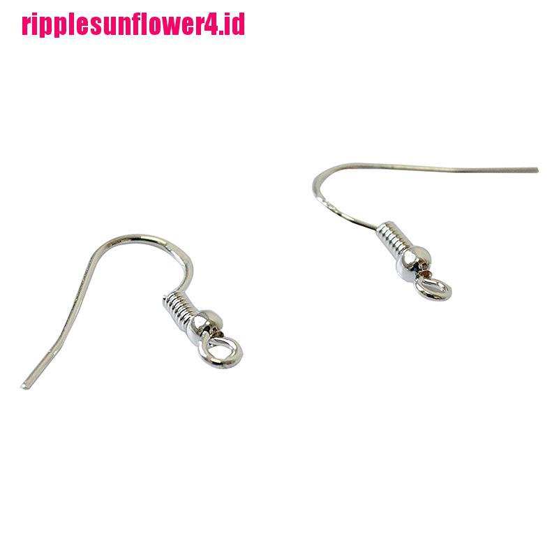 100pcs Anting Kait Sterling silver 925 Gaya Perancis Untuk Wanita