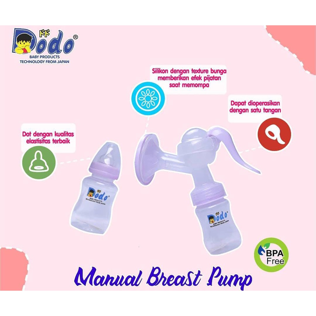 Dodo Breast Pump Manual Pompa Asi