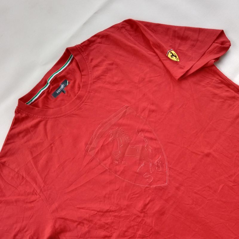 baju kaos ferrari second bekas preloved