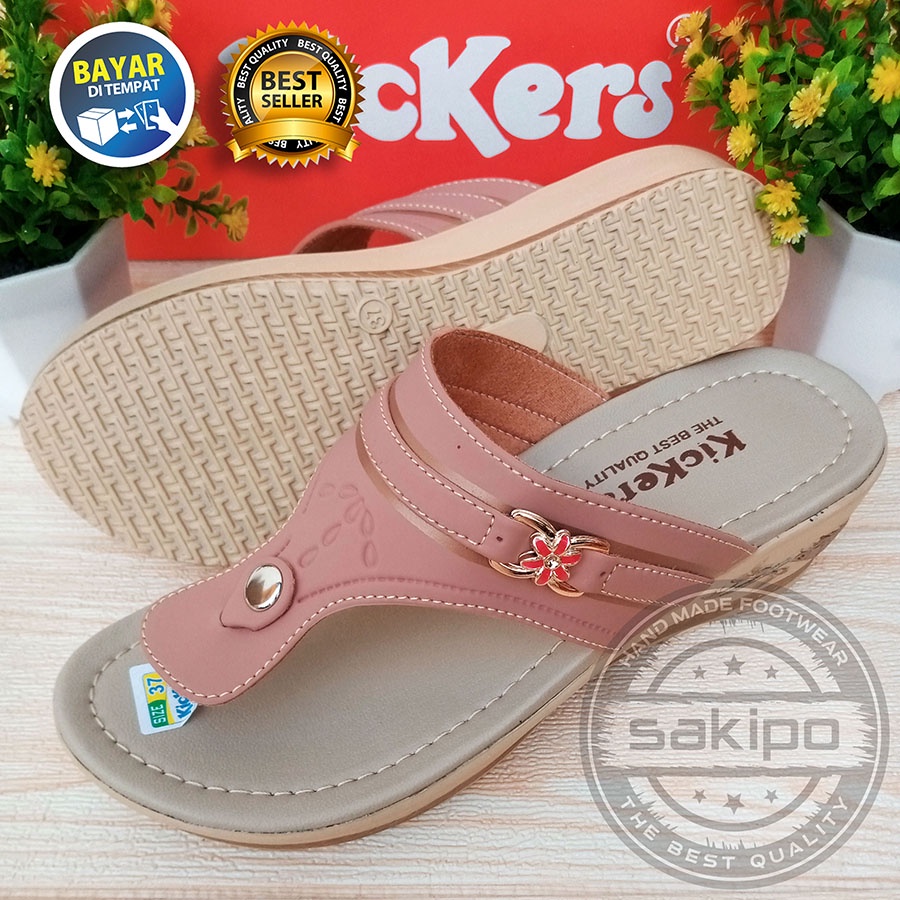 HUJAN PROMO 7.7 !! SANDAL WANITA DEWASA WEDGES JAPIT PRES MURAH TRENDI NYAMAN DIPAKAI / SAKIPO