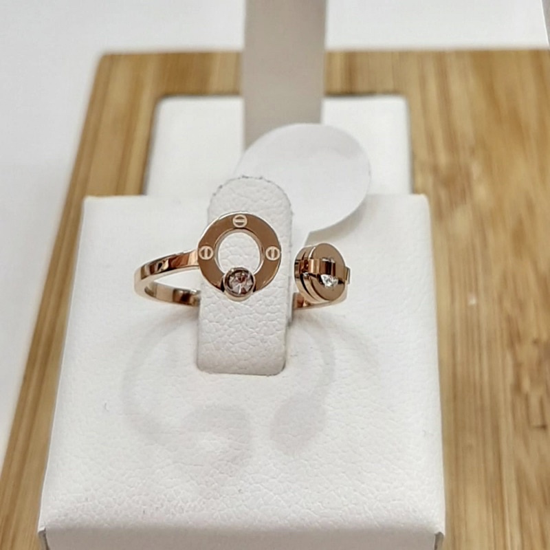 Cincin cartier korea titanium murah premium
