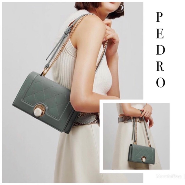 ORIGINAL  Pedro button quilted sling bag / tas selempang ch4nel chan3l
