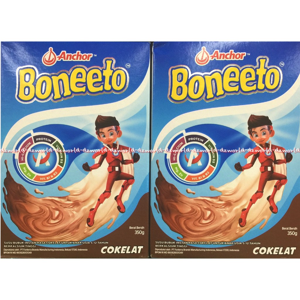 Boneeto Anchor 350gr Susu Boneto Vanila Bubuk Creamy Vanilla Yummy Choco Boneto Coklat Chocolate Ancor 350 gr