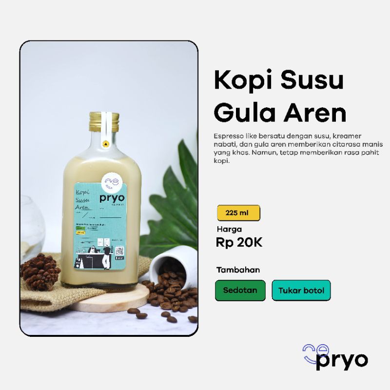 

Kopi Susu Gula Aren Botol 225 ml