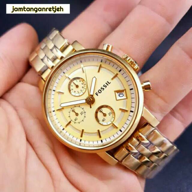 Jam Tangan Wanita Fossil Original Type ES 2197 Baterai Murah