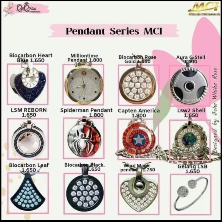 Pendant MCI Ladies Series
