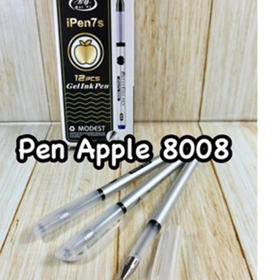 

【FRE⚡H】 gel pen apple 8008 (12 pcs) produck terbaik