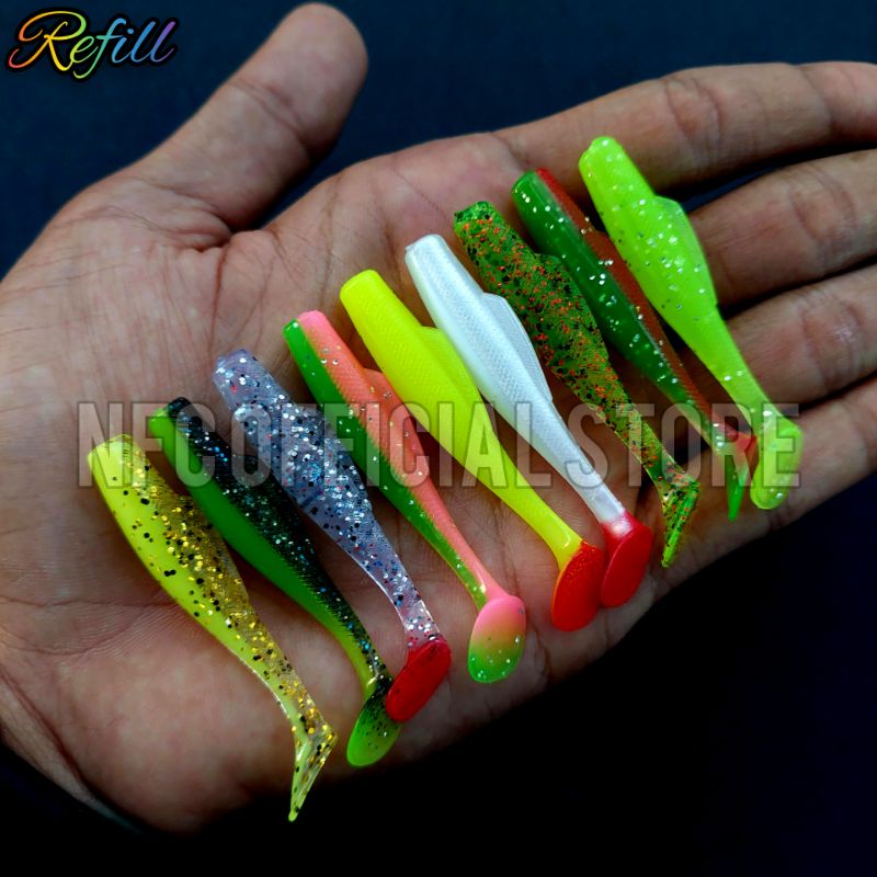 Soft lure ZMAN (replika) 6cm 3,5gram sudah terpasang Wormhook siap pakai &amp; tersedia refillnya