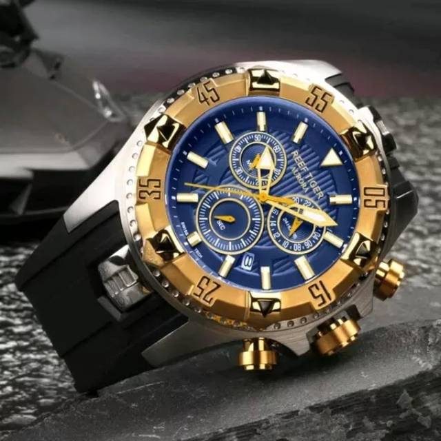 JAM TANGAN REEF TIGER ALDORA AUTOMATIC ORIGINAL RESMI