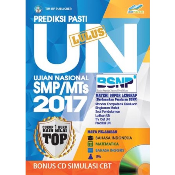 ☑Terlaris Buku PREDIKSI PASTI LULUS UN SMP/MTs 2017-0