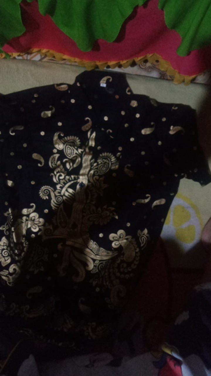 Batik Couple Keluarga Sania Ruffle Ori Ndoro Jowi Dnt Prodo Keris Ireng