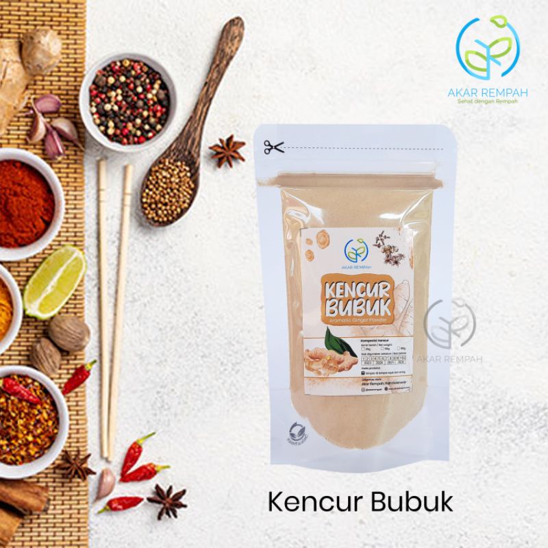 

Kencur Bubuk Tanpa Campuran / Cekur / Kaempferia Galanga