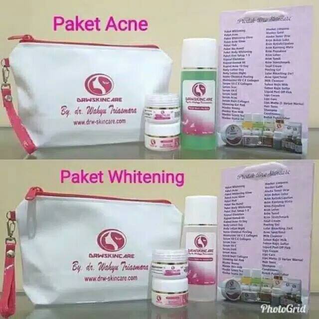 Paket Drw Skincare Original Flek Acne Whitening Drwskincare Original Shopee Indonesia