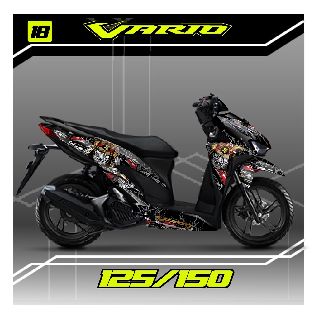 Cod Decal stiker vario 150 new full body,Decal stiker vario 125 gen 1 full body,stiker striping deca