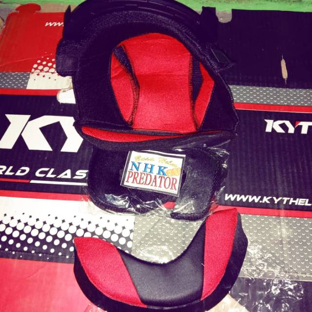 Busa  helm NHK predator | kancing plastik | NHK predator double kaca || Predator 2 Visor dan singgle
