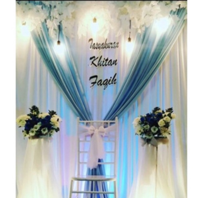 Jual Paket Dekorasi Terlengkap Backdrop Khitanan Wedding Lamaran