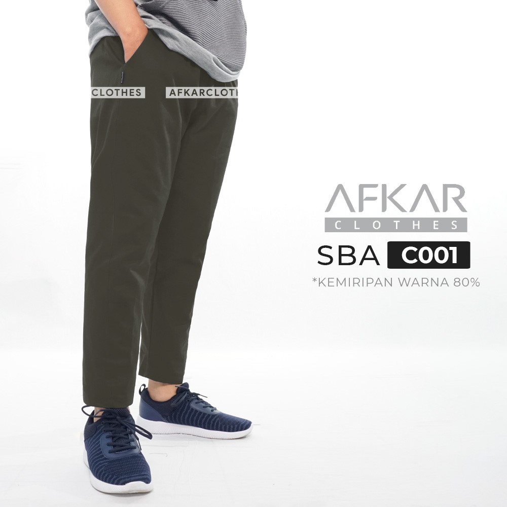 Celana Sirwal Pensil Slim Fit Pria Simpel Kasual SBA AFKAR