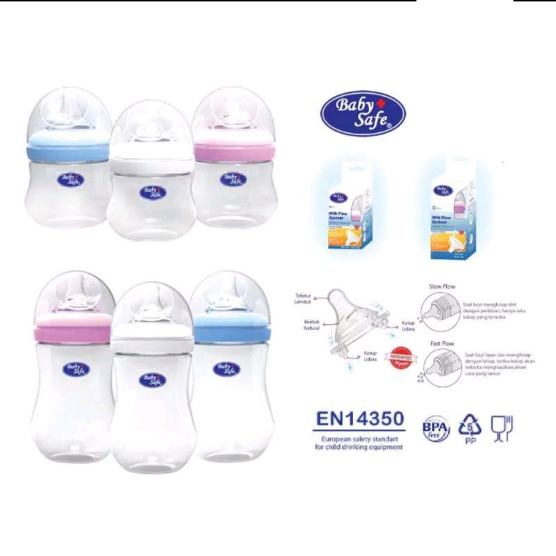 Baby Safe Milk Flow System 125ml &amp; 250ml