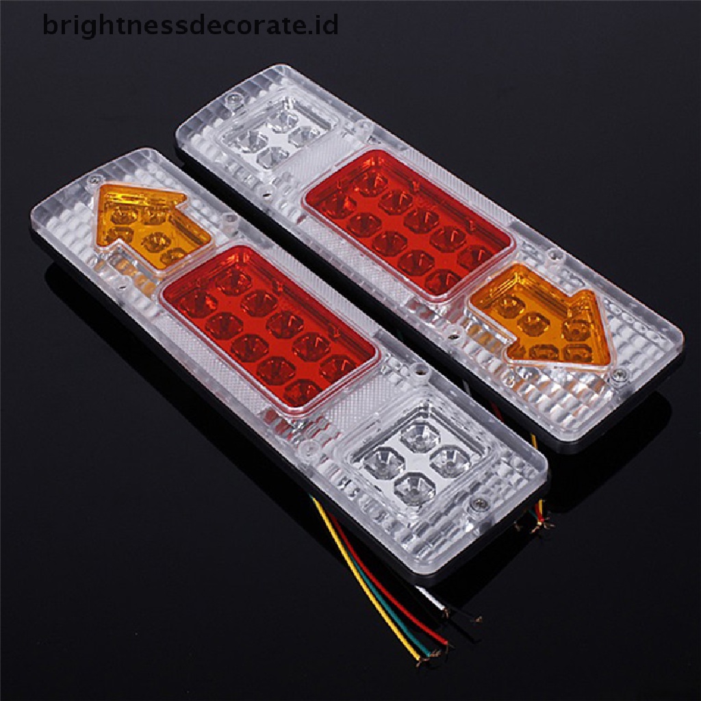 Lampu Indikator Sinyal Belok / Mundur Led 12v Untuk Truk / Trailer / Van / Caravan