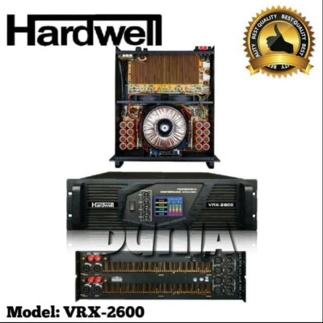 Ds Power Hardwell VRX 2600 amplifier 4 Channel Hardwell VRX2600 Original
