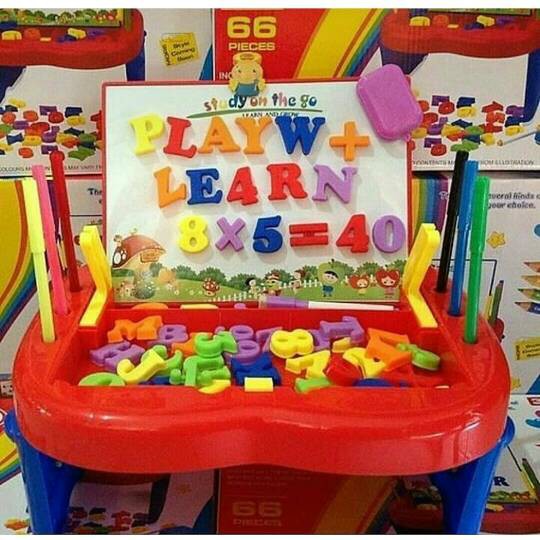 

meja belajar papan tulis anak