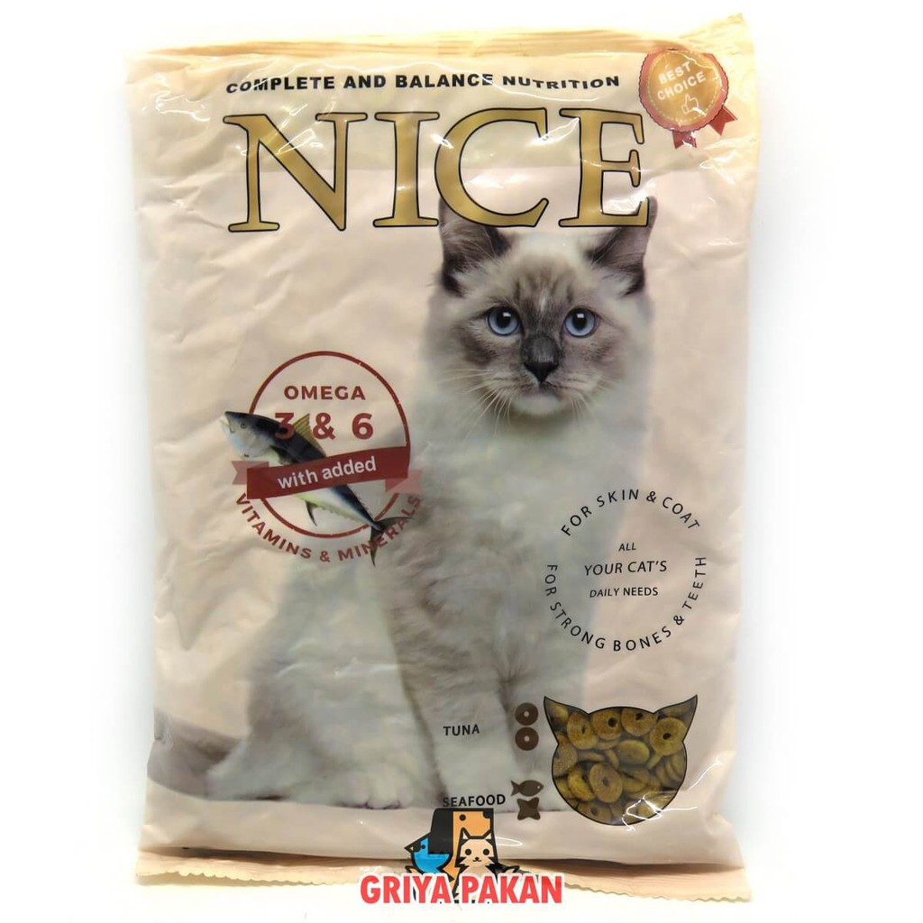 Nice 500gr Tuna / pakan makanan kucing 500 gram g