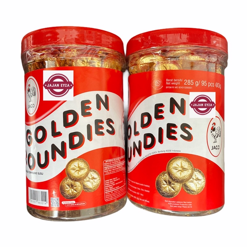 

GOLDEN ROUNDIES 250gr / COKLAT KOIN GOLDEN RONDIES / COKELAT COIN / COKLAT KOIN JAGO COKLAT JADUL