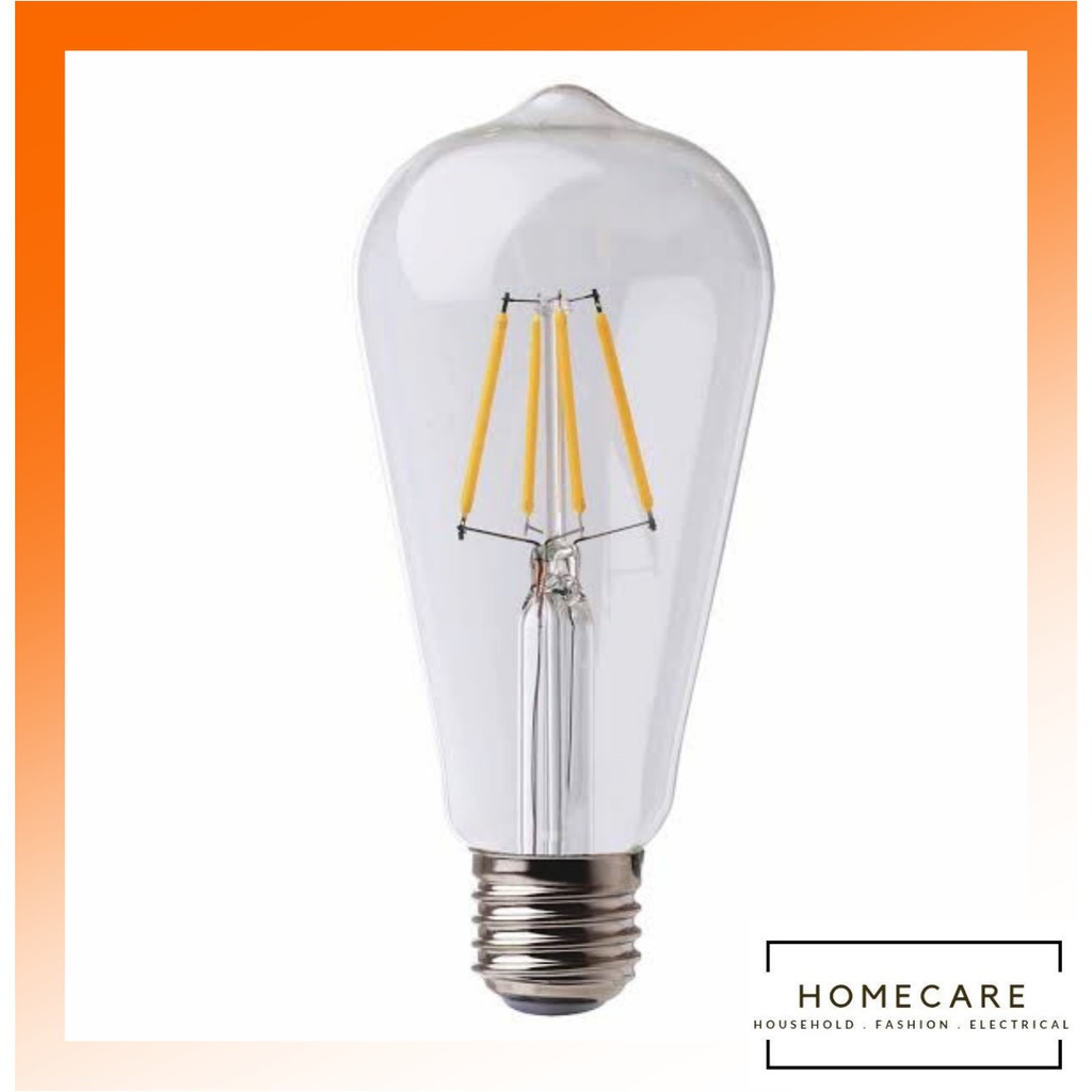 HC ST64 BOLA LAMPU LED / LED FILAMENT LIGHT BULB 4 WATT / FILAMENT BULB ORBIT LIGHTING E27