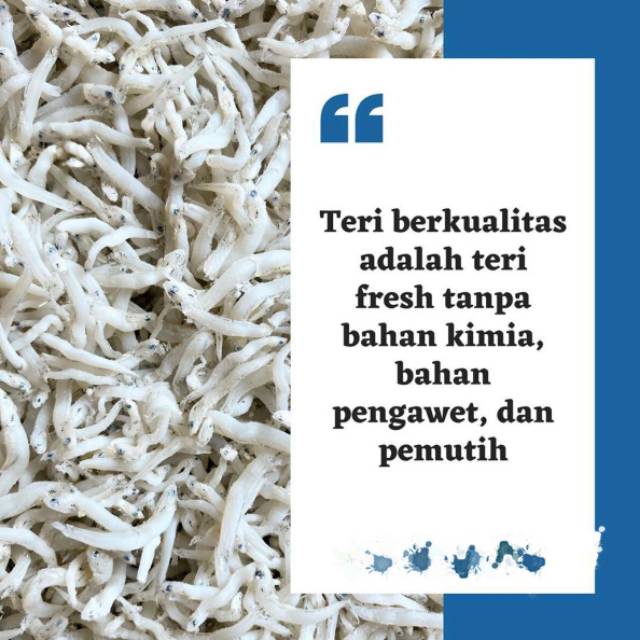 

IKAN TERI MEDAN UK SEDANG 500GRAM
