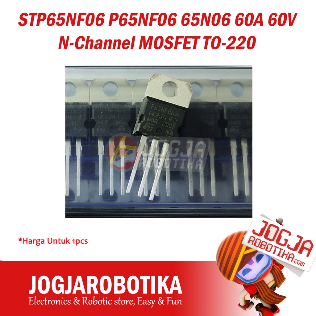 STP65NF06 P65NF06 65N06 60A 60V N-Channel MOSFET TO-220