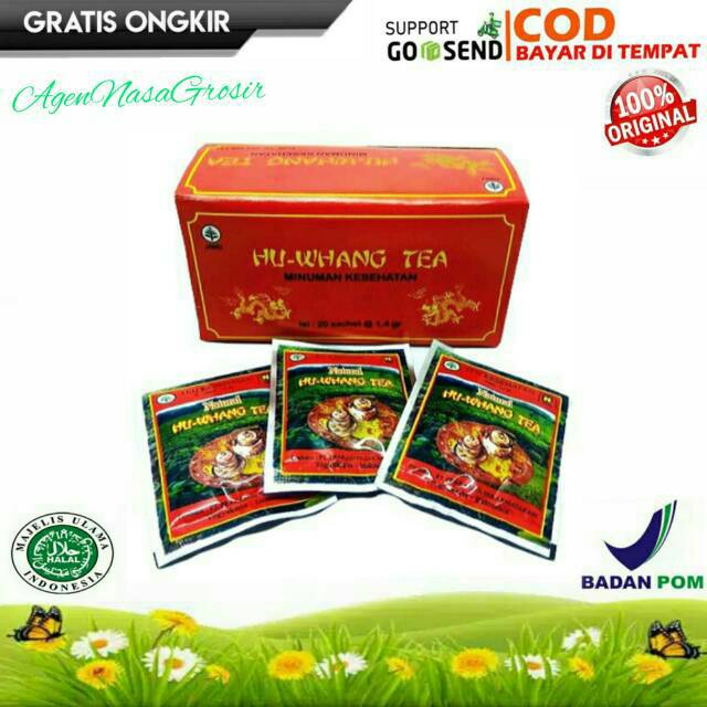 

HU-WHANG TEA TEH KESEHATAN MINUMAN TEH HERBAL UNTUK KESEHATAN TUBUH/MENGURANGI LEMAK DI PERUT